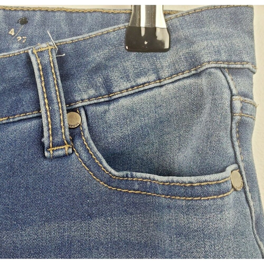 Liverpool Jeans Women's Mid Rise Skinny Jeans LM3000AI Stretch Sz 4 MUST SEE! - Picture 4 of 8